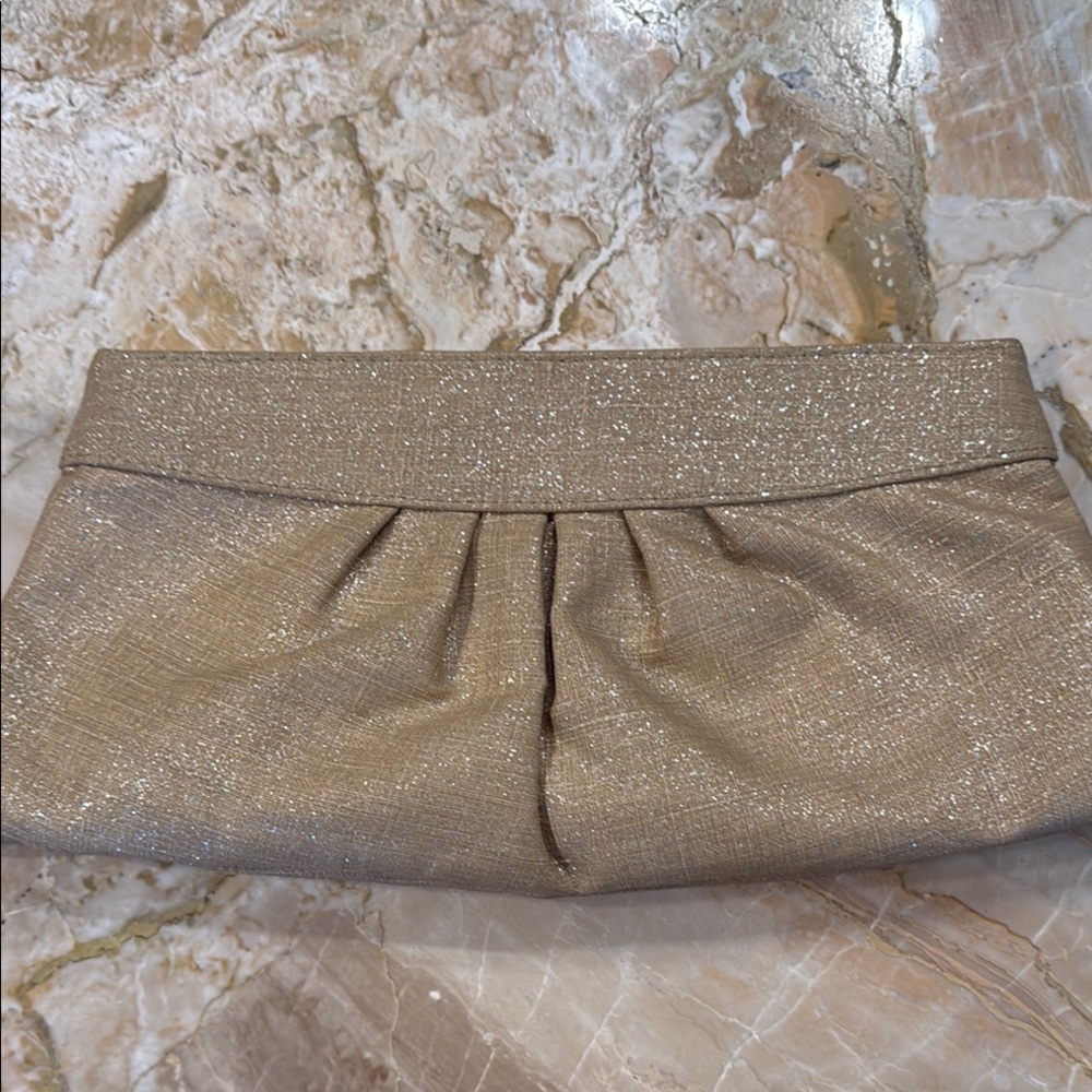 Lauren Merkin Gold Clutch